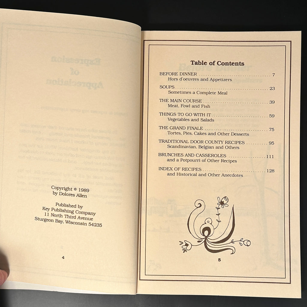 Door County Recipes, Old and New and a Little Local Lore