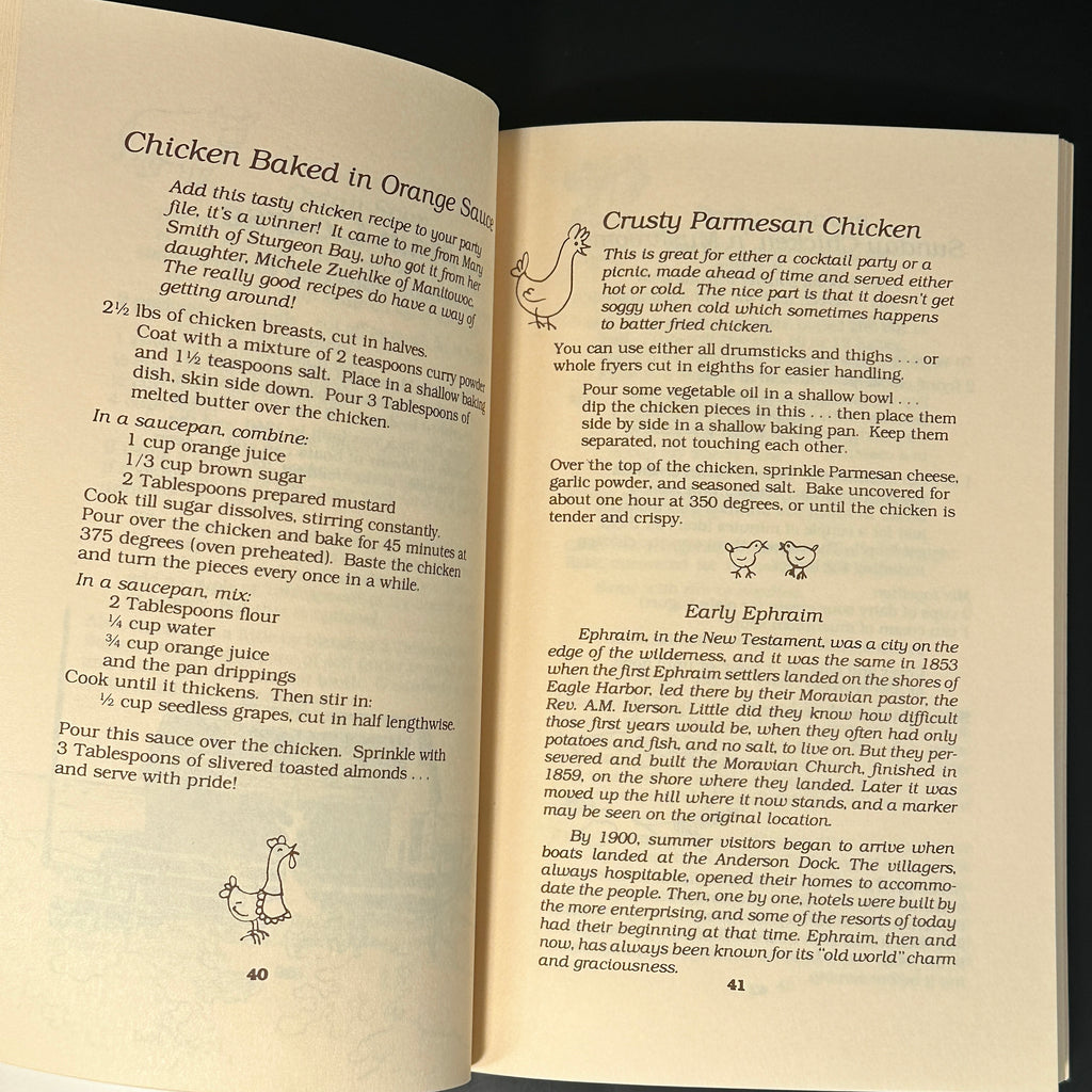 Door County Recipes, Old and New and a Little Local Lore